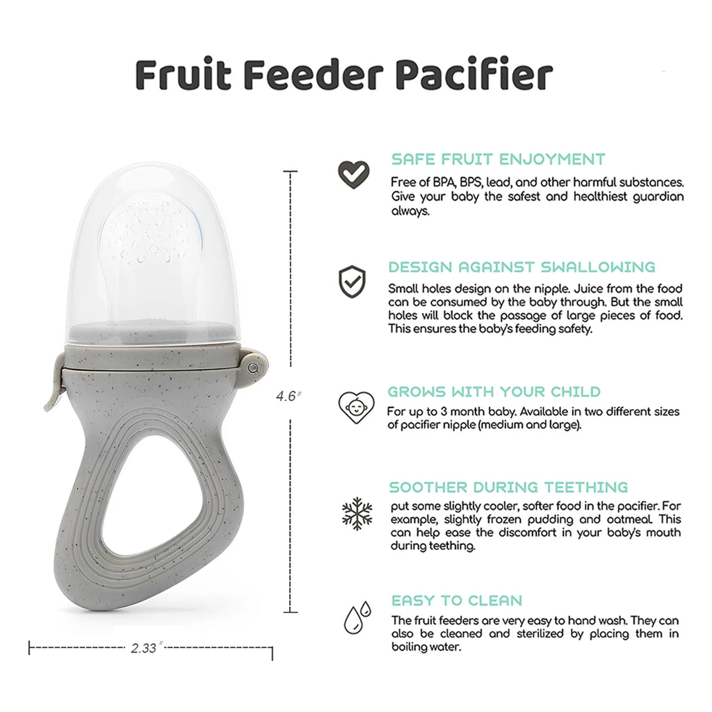 Tétine grignoteuse bébé en silicone