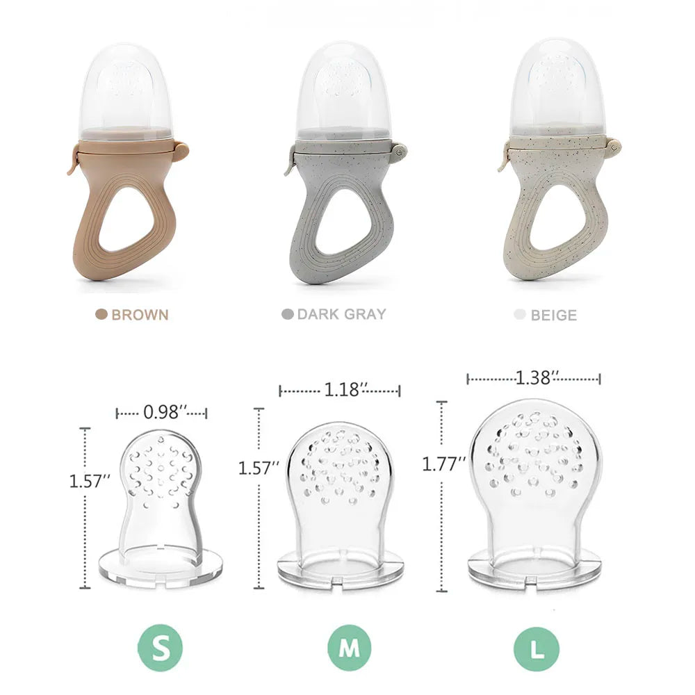 Tétine grignoteuse bébé en silicone