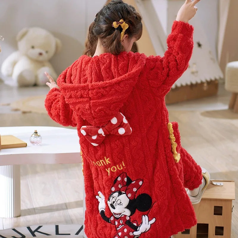 Pyjama hiver doux et épais motif cartoon