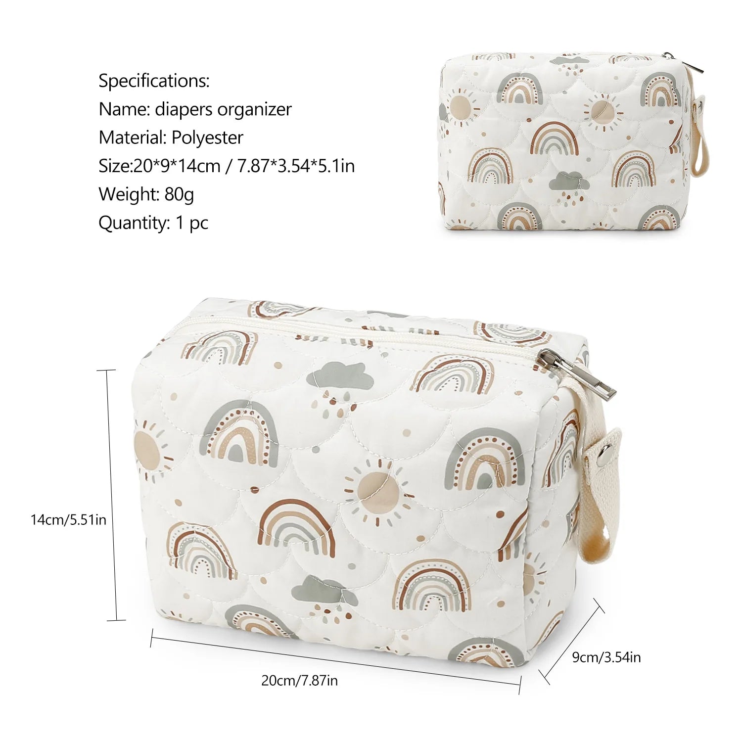 Sac à couches imperméable bébé