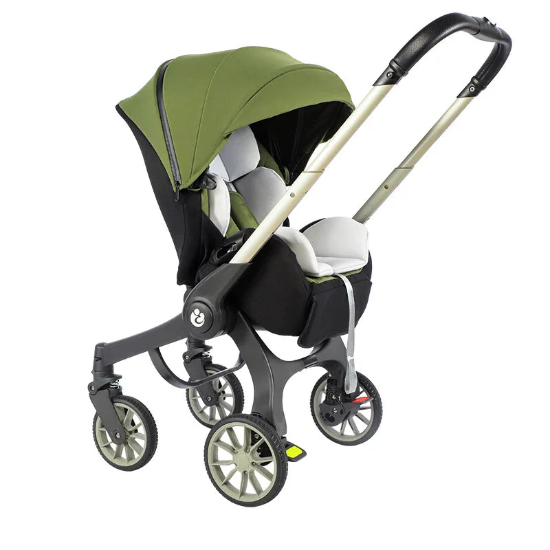 Poussette bébé pliable confortable pour nouveau-né
