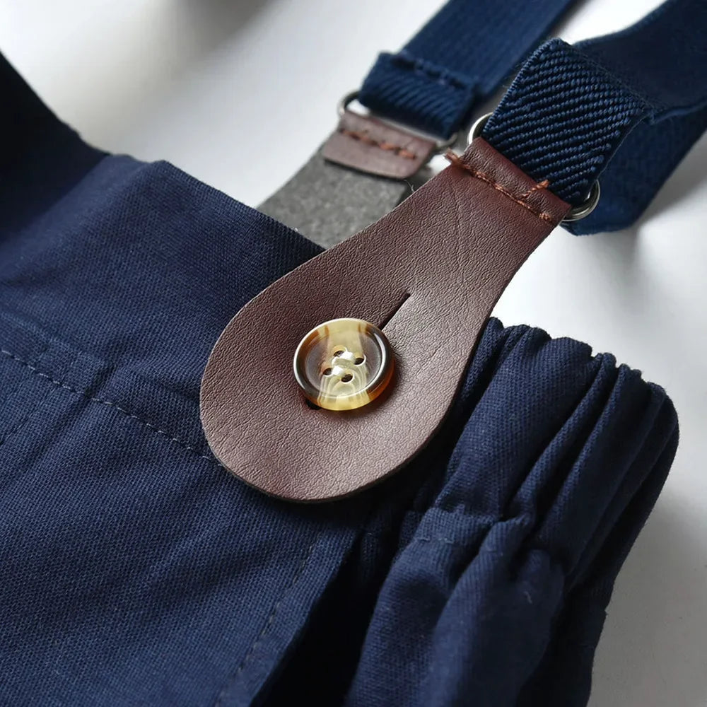 Ensemble chemise et pantalon à bretelles enfant