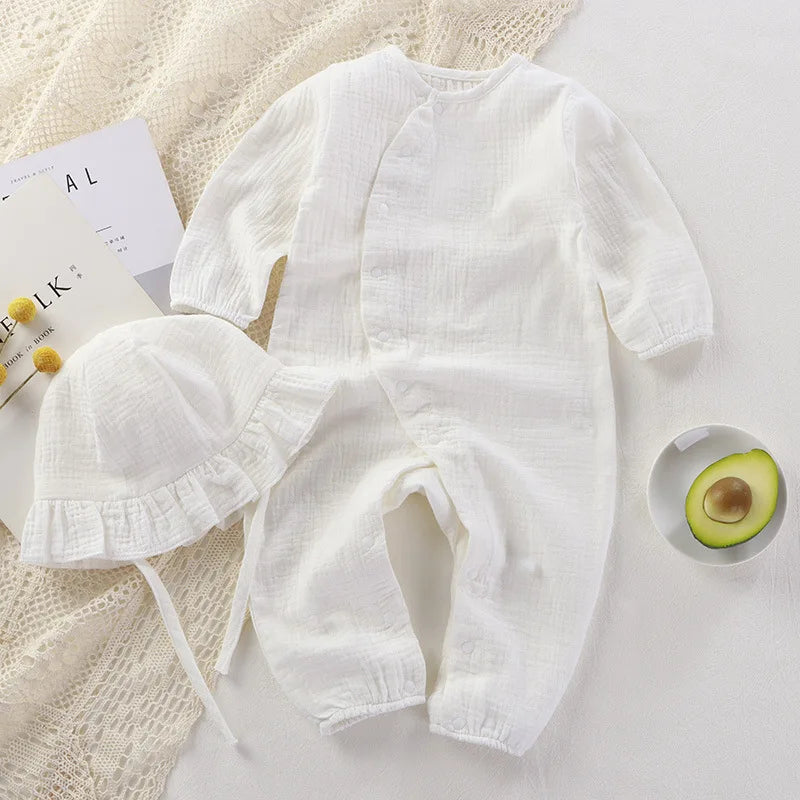 Tenue bébé en mousseline 2 pièces