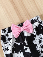 Ensemble bébé fille avec body manches bouffantes