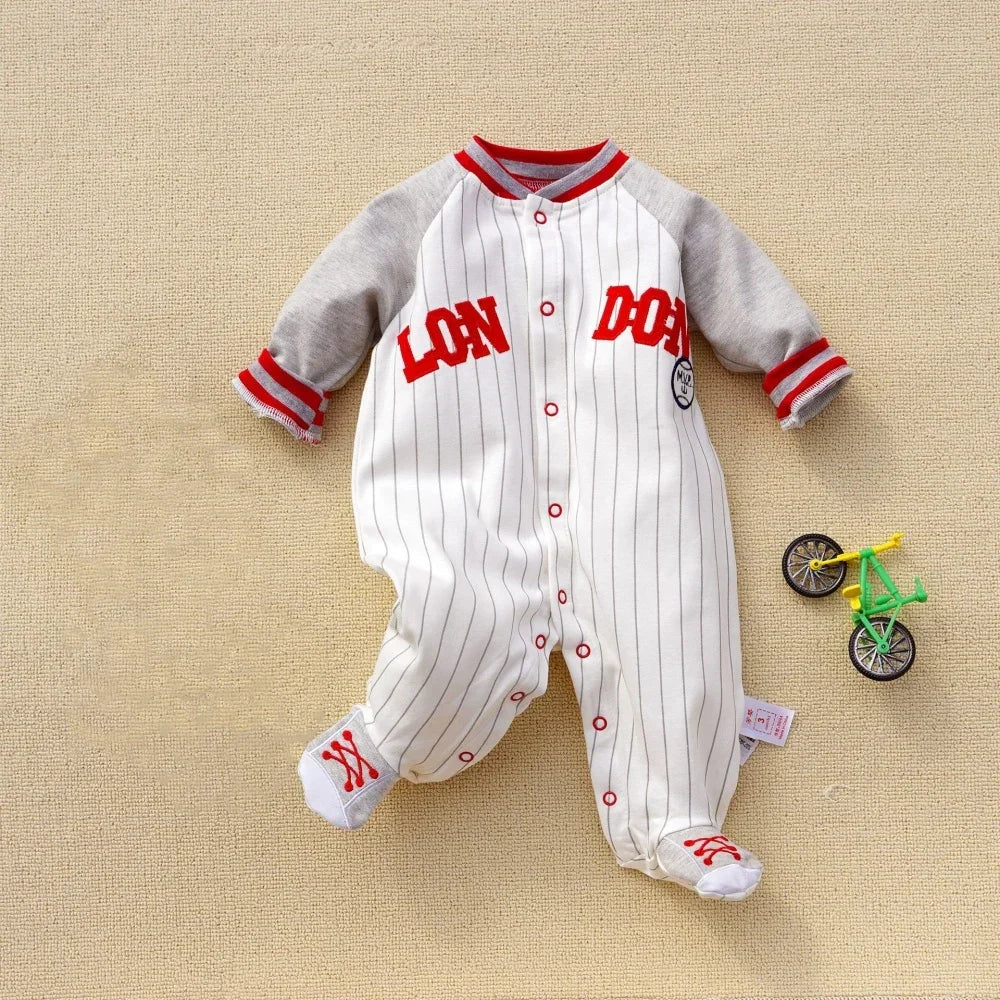 Combinaison bébé mi-saison en coton