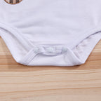 Tenue bébé ours carreaux 2 pièces