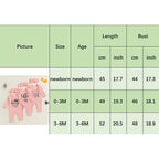 Combinaison bébé fille prématurée et nouveau-né
