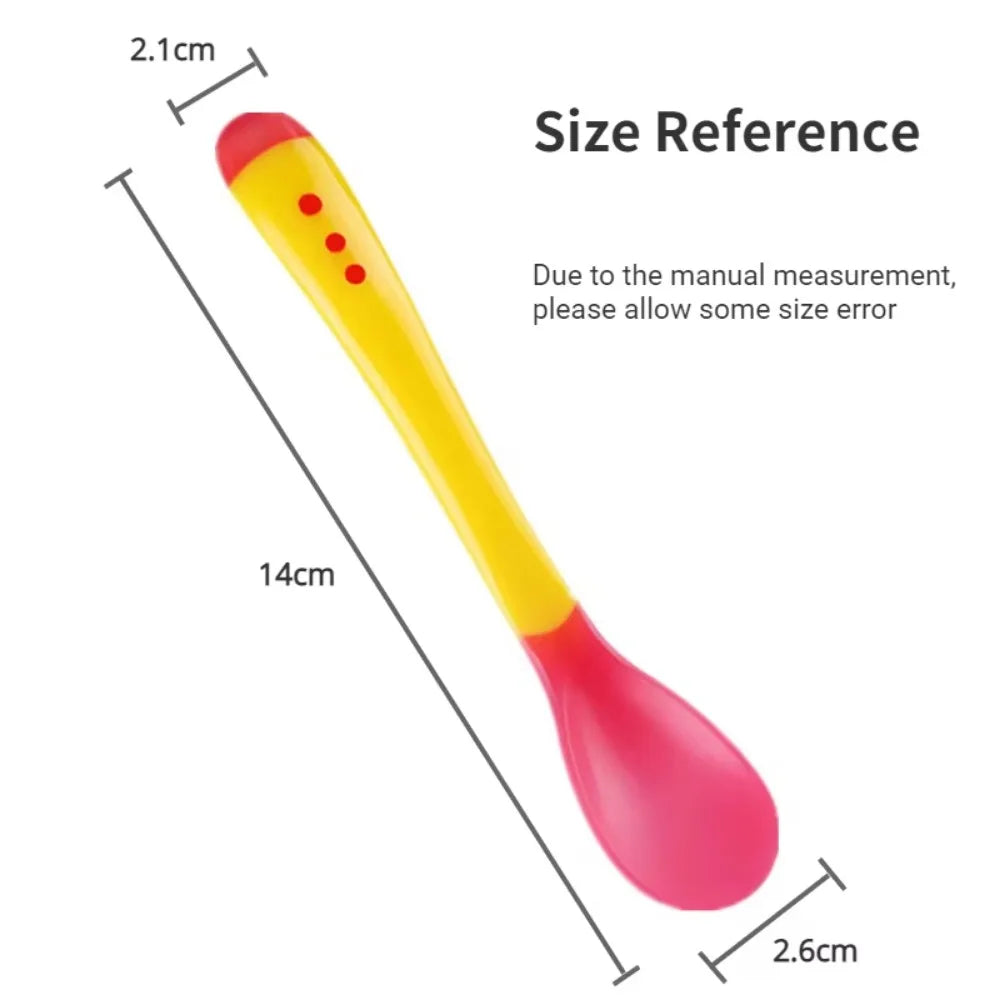 Cuillère et fourchette bébé thermosensibles
