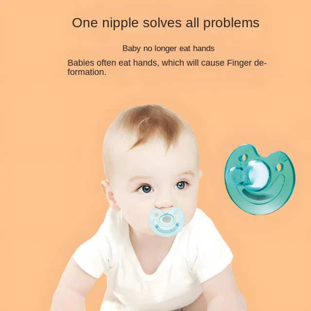 Tétine bébé en silicone douce et sûre sans BPA