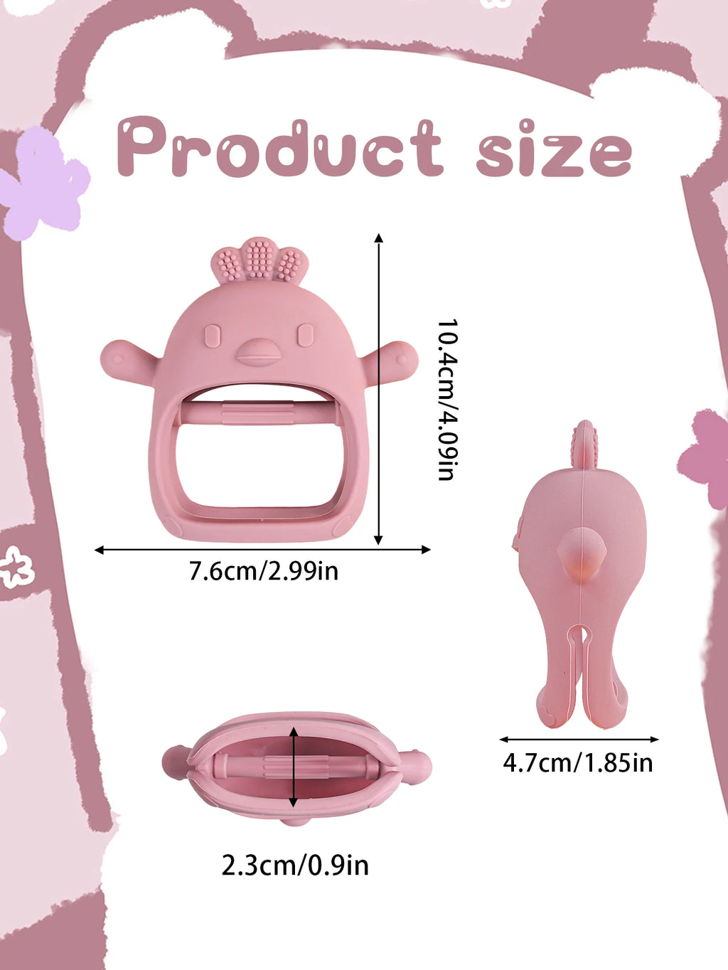 Gant de Dentition en Silicone pour Bébé
