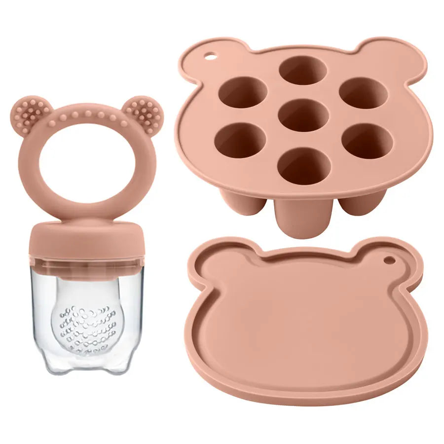 Moule glace bébé silicone avec Grignoteuse
