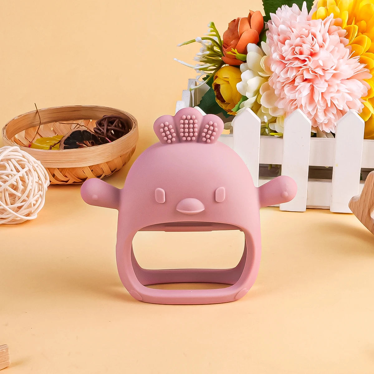 Gant de Dentition en Silicone pour Bébé