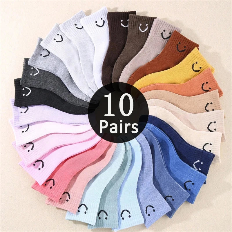10 paires de chaussettes enfant mi-mollet