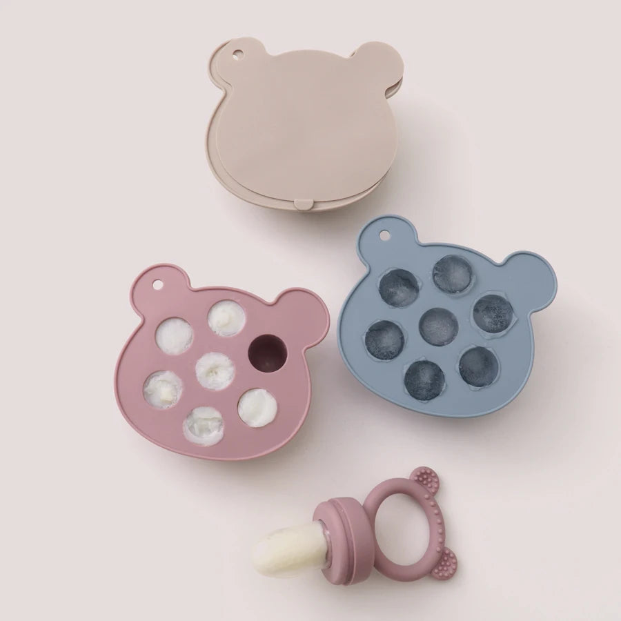 Moule glace bébé silicone avec Grignoteuse