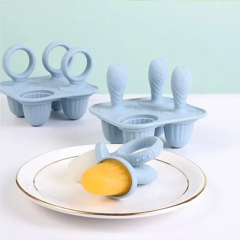 5 anneaux de dentition bébé en silicone sans BPA