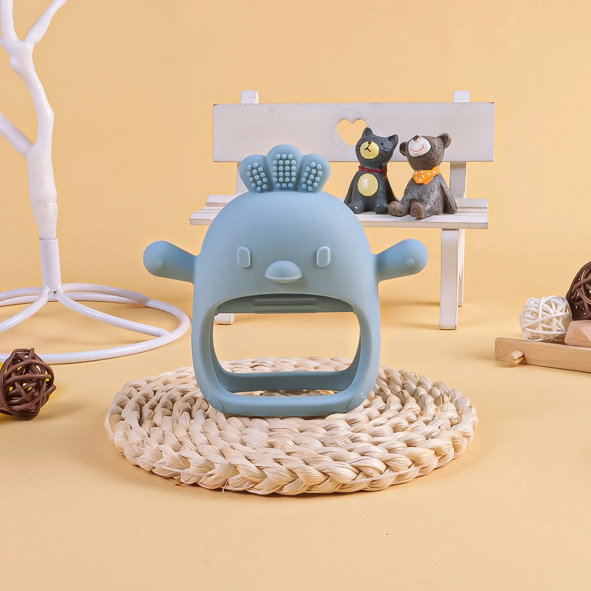 Gant de Dentition en Silicone pour Bébé