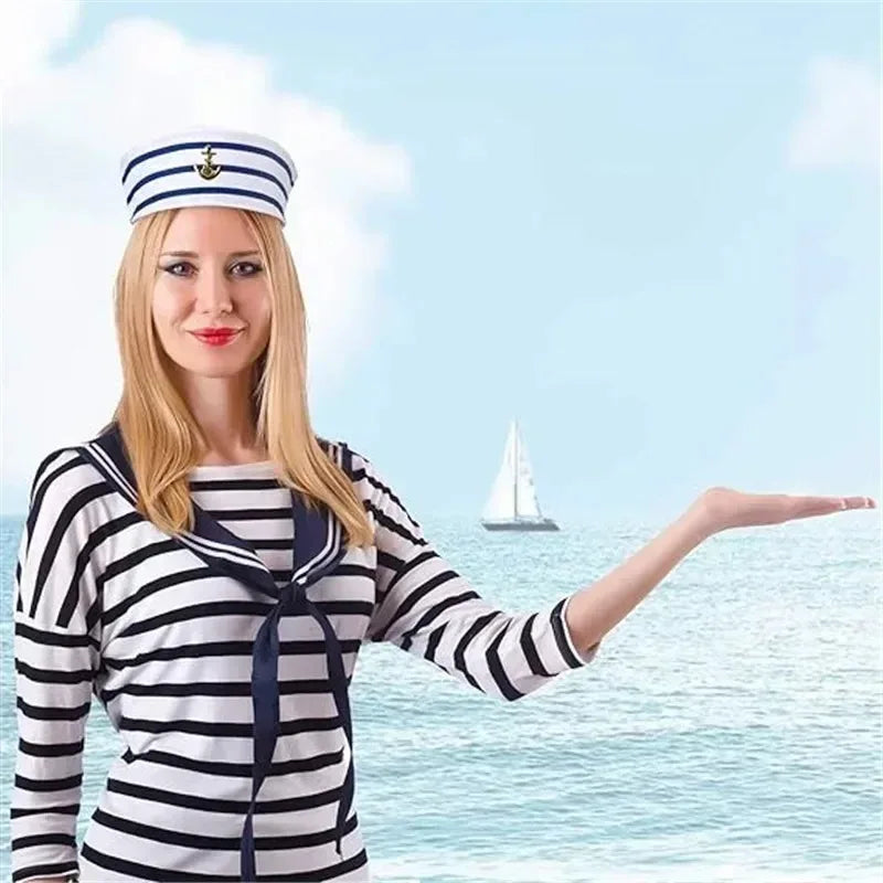 Ensemble chapeau capitaine marin
