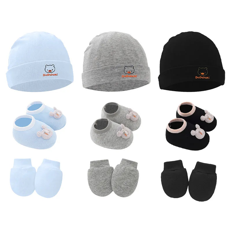 Ensemble naissance 3 pièces en coton