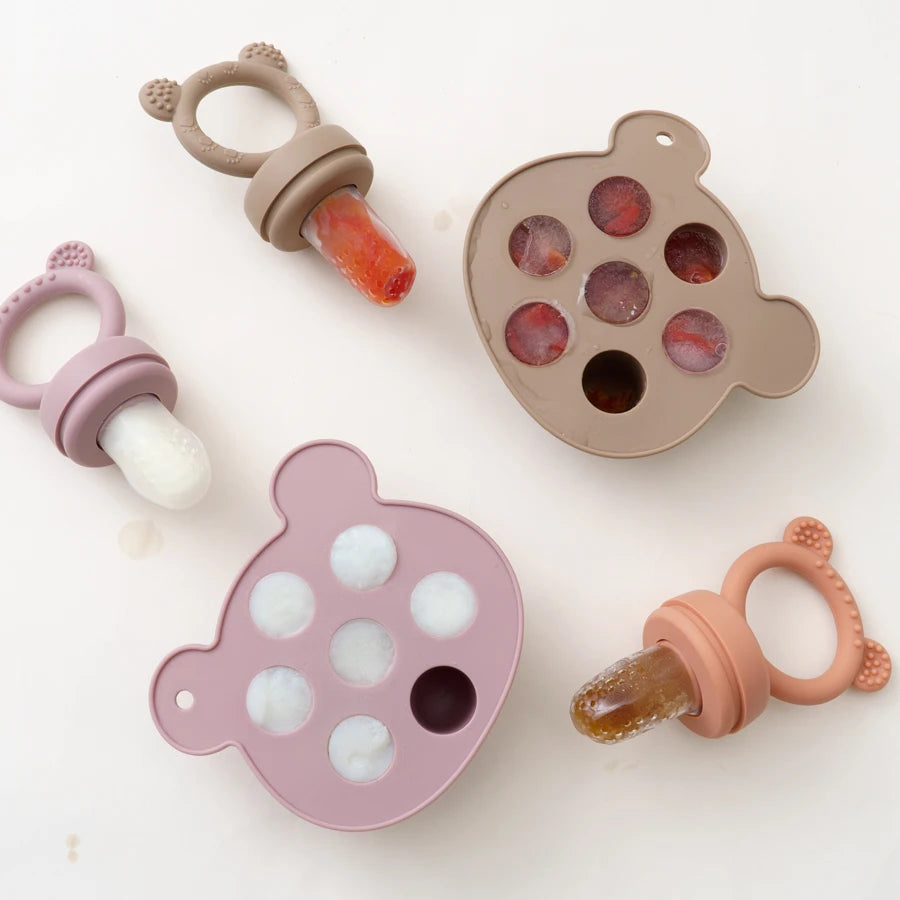 Moule glace bébé silicone avec Grignoteuse