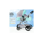 Poussette bébé pliable avec nacelle et siège auto