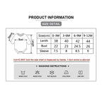 Combinaison bébé nouveau-né confortable