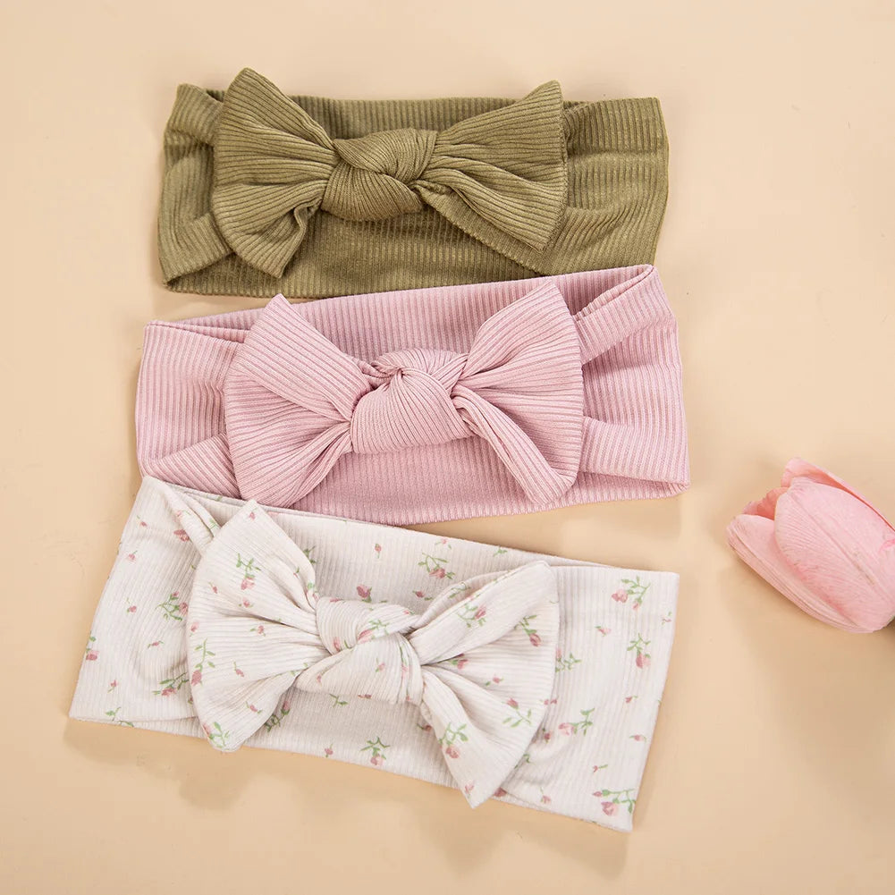 Bandeaux bébé fille avec nœud