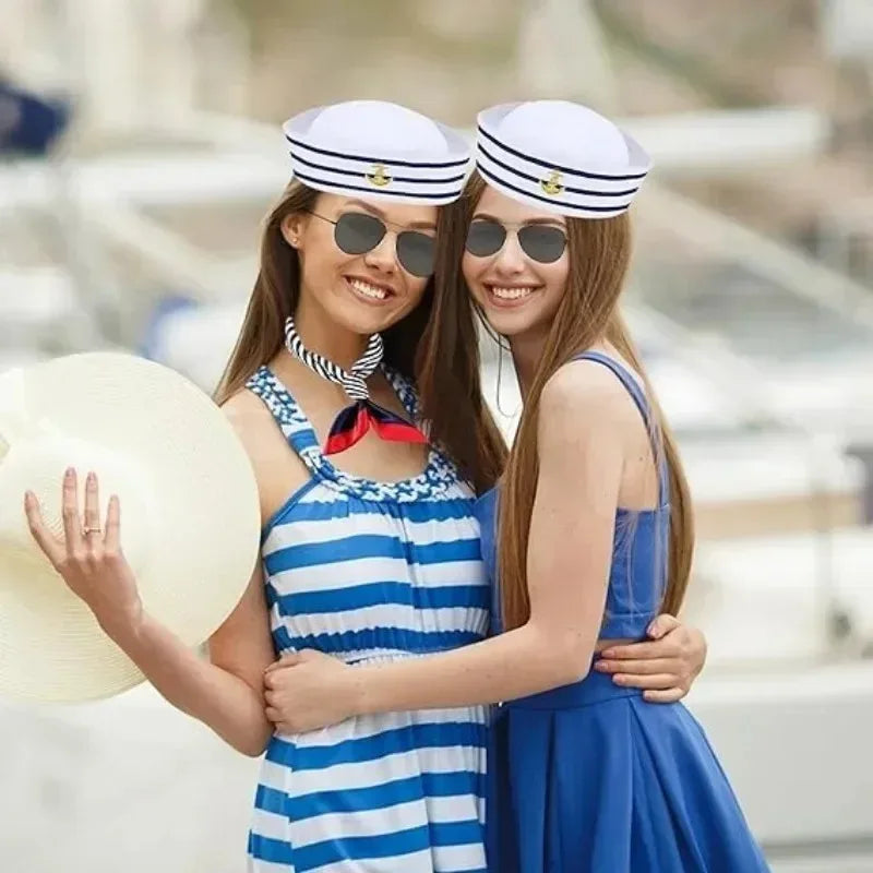 Ensemble chapeau capitaine marin