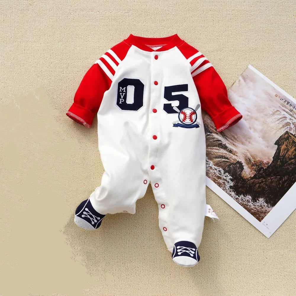 Combinaison bébé mi-saison en coton