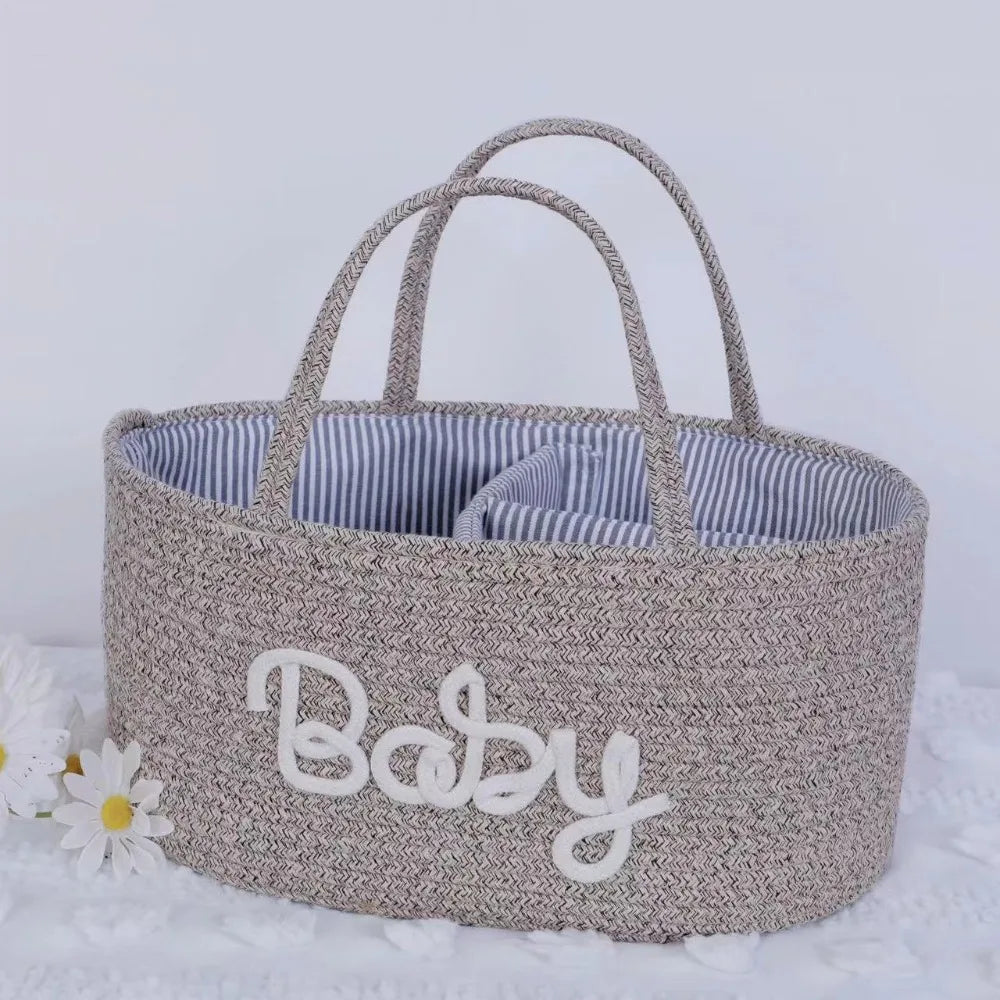 Panier de rangement bébé portable et pliable