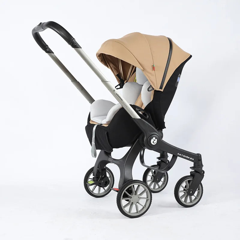 Poussette bébé pliable confortable pour nouveau-né