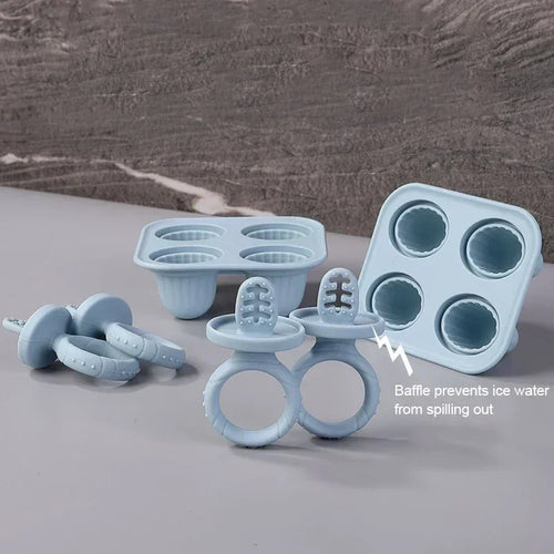 5 anneaux de dentition bébé en silicone sans BPA