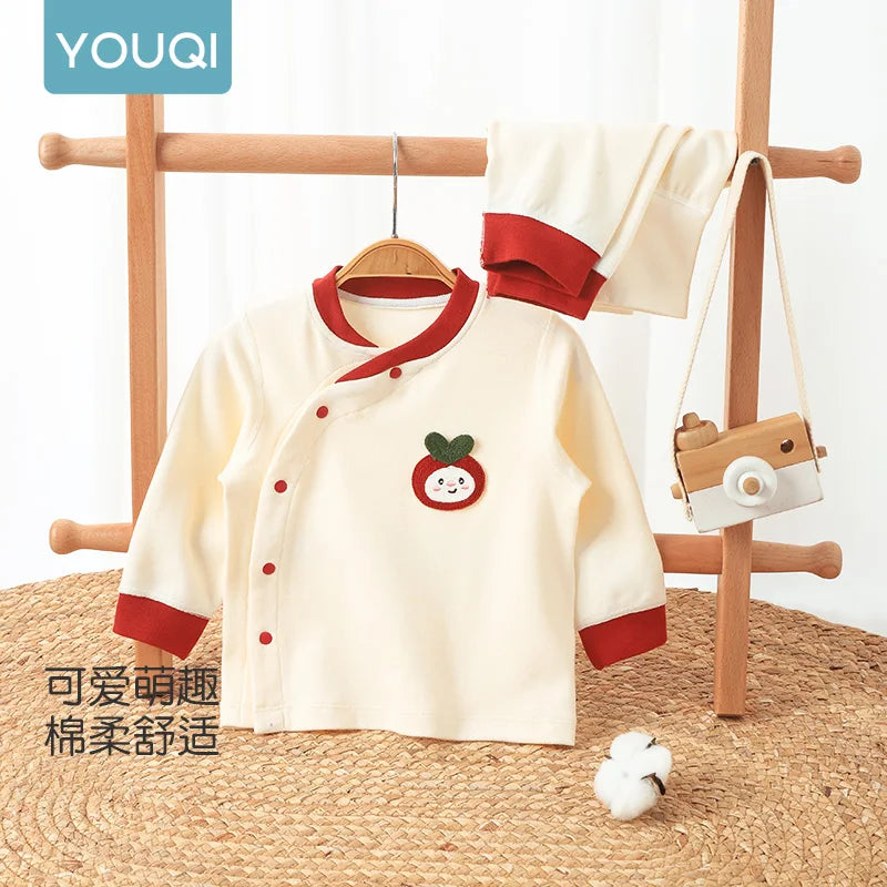 Ensemble bébé coton doux automne hiver