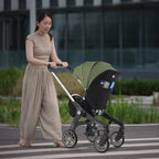 Poussette bébé pliable confortable pour nouveau-né