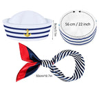 Ensemble chapeau capitaine marin