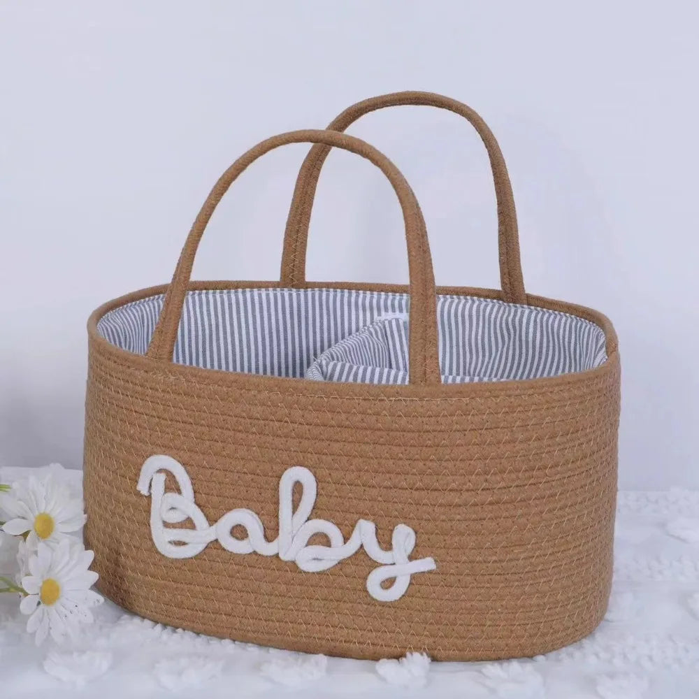 Panier de rangement bébé portable et pliable
