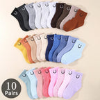 10 paires de chaussettes enfant mi-mollet