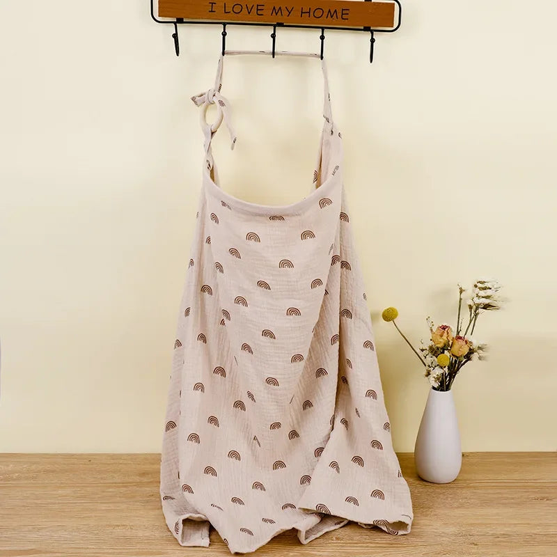 Couverture bébé polyvalente pour allaitement et sorties