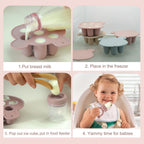 Moule glace bébé silicone avec Grignoteuse