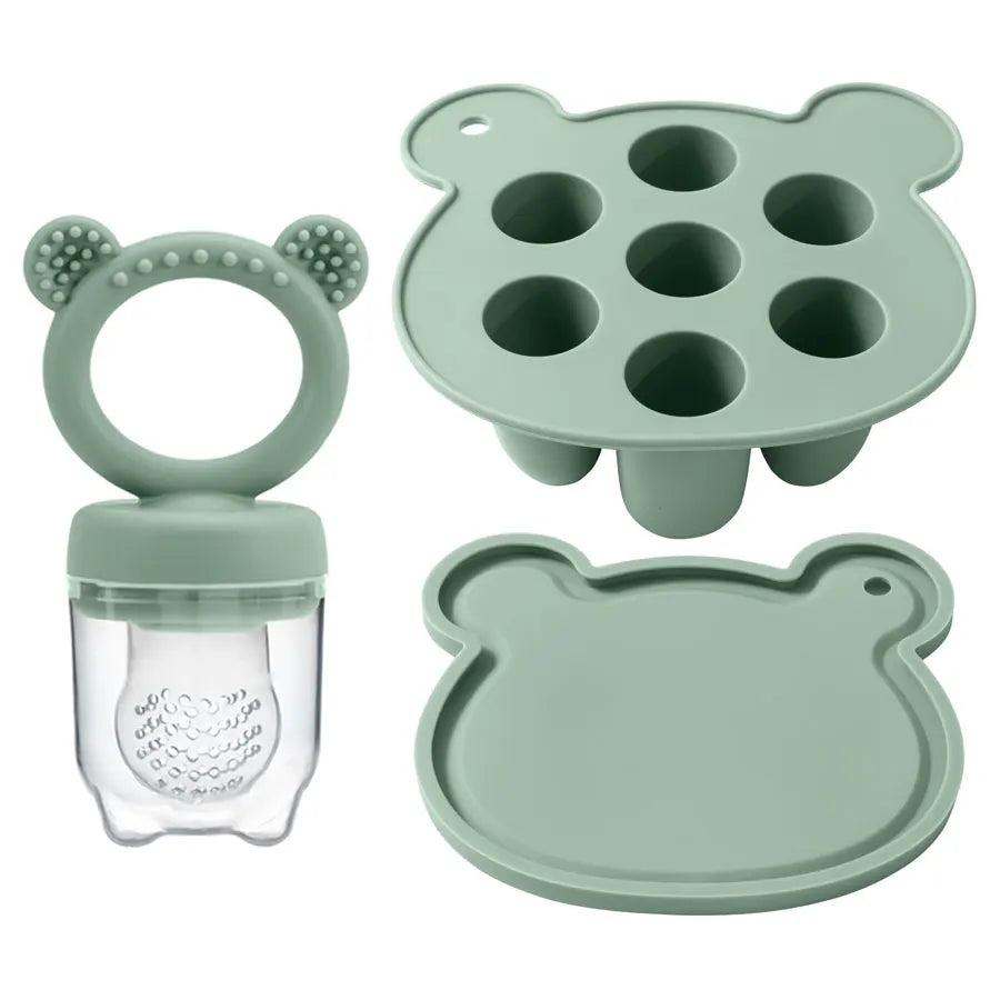 Moule glace bébé silicone avec Grignoteuse