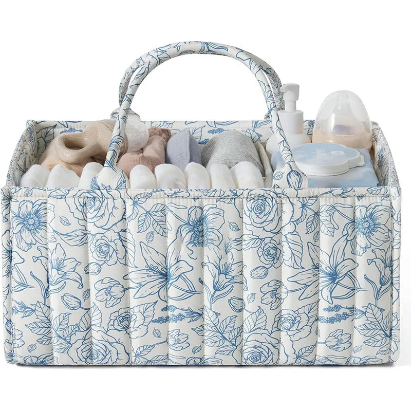 Sac de rangement bébé motif arc-en-ciel