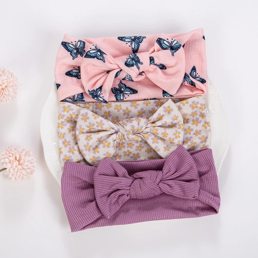 Bandeaux bébé fille avec nœud